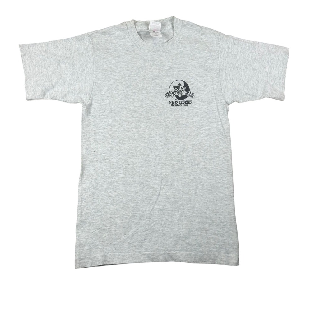Fruit of the Loom Best Mens Small Gray Neo Legend Martial Arts School Tee USA